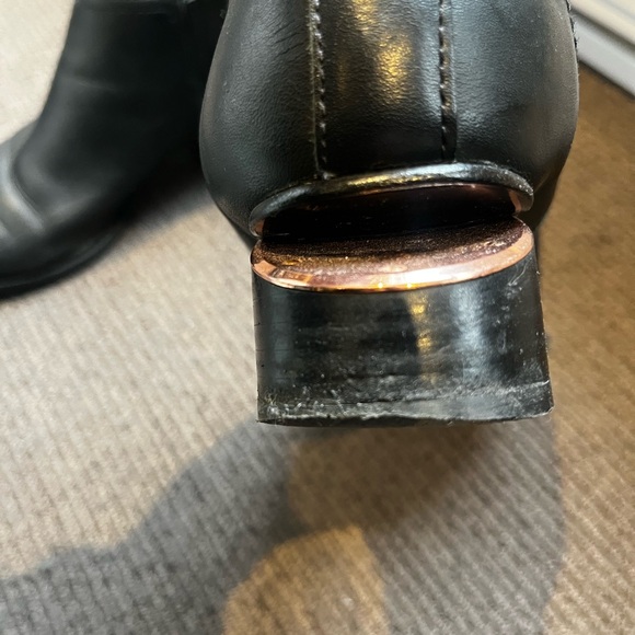 Alexander Wang Kori Ankle Boot with Cut Out Rose Gold Heel - Picture 3 of 5
